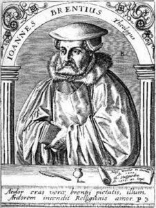 Johann Brenz (24 June 1499 – 11 September 1570)